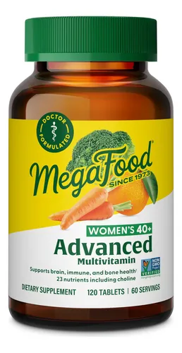 Suplemento Multivitamínico Megafood Women's 40+, 120 Tableta