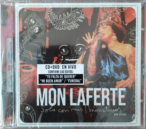 Mon Laferte Sola Con Mis Monstruos En Vivo Cd + Dvd