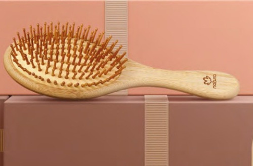 Natura Cepillo Para Cabello De Bambú De 22.5 X 7.7 X 3.3 Cms