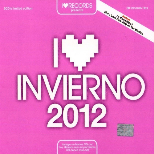 Varios Interpretes - I Love Invierno 2012 (2cd) Cd
