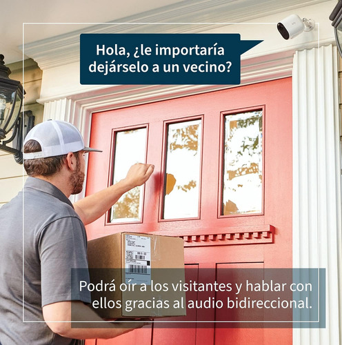 Arlo Essential Spotlight, Cámara De Vigilancia Exterior