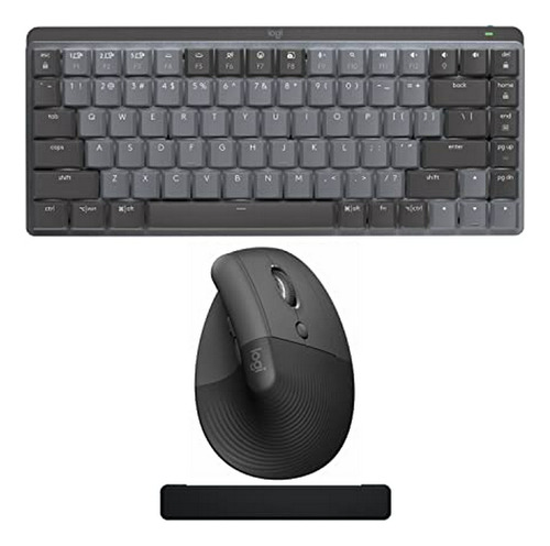 Combo Logitech Mx Keys Mini Y Mouse Ergonómico Vertical (3 P