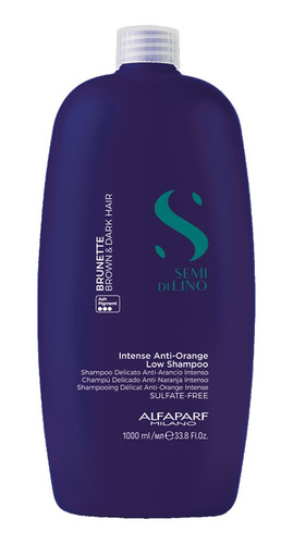 Alfaparf, Semi Di Lino, Anti-orange Low Shampoo 1000ml