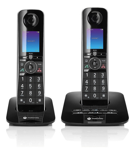 Motorola Voice D8712 Telefone S/fio Com 2 Aparelhos Digitais