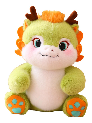 2024 Dragón Año Mascotas Muñeca Dragón Peluche Verde