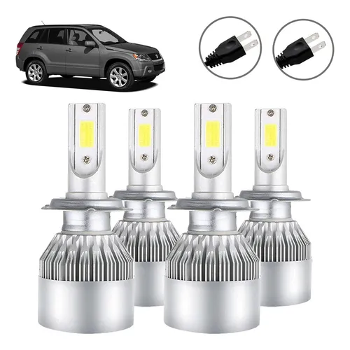 Am Kit Faros Delanteros Led Luz Alta Y Luz Baja Para Suzuki