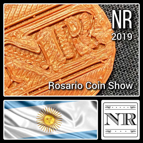 Imagen 1 de 4 de Ficha - Numismatica Rosario - Coin Show 2019 - Simil Cobre