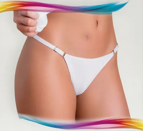 12 Tangas Regulables Cola Less Algodón