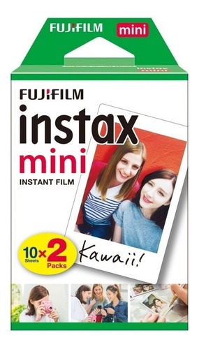 Filme P/ Instax Mini 9 8 7s 90 70 Fujifilm Pack Com 20 Fotos