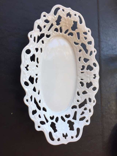 Preciosa Fuente Blanca Porcelana Origen Japón