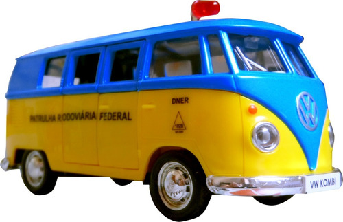 Miniatura Kombi Viatura Prf Patrulha Rodoviária Federal