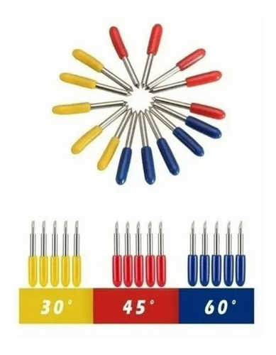 15 Navajas Plotter De Corte Roland Moritzu Seiki Stm Gcc