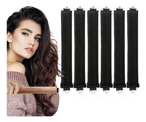 X Kit Para Rizar El Cabello, Sin Calor, Rizado, 6 Unidades,