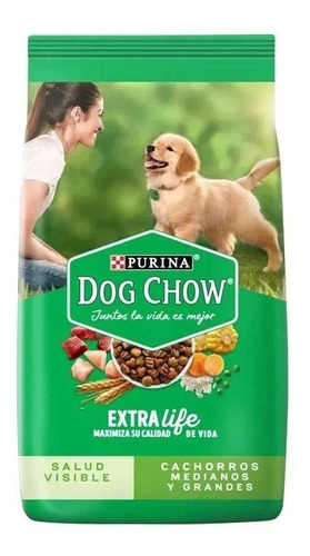 Dog Chow Cachorro 21 Kg+ 3 Kg Con Plato* Y Snacks