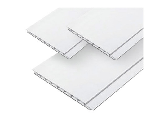 Cielorraso Machimbre Placas Pvc 20cmx10 Mm X 4mts Blanco