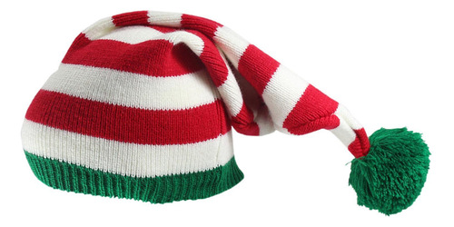 Gorro Elástico De Papá Noel De Punto Para Invierno Y Navidad