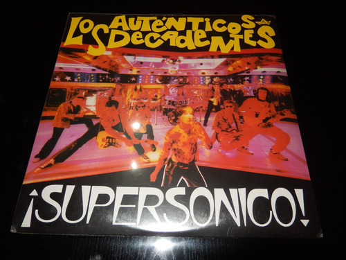 Los Auténticos Decadentes Supersonico Vinilo Nuevo Sellado Edición Limitada