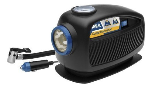 Moto Compressor De Ar 3 Em 1 Kala 12v Leve E Portátil 