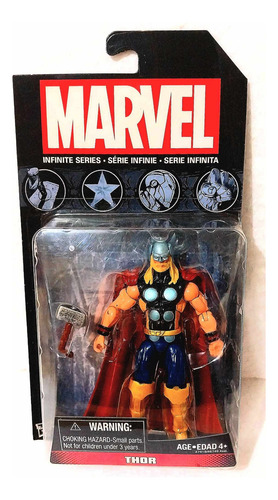 Marvel Infinite Series Thor 3.75 Hasbro (Usado)