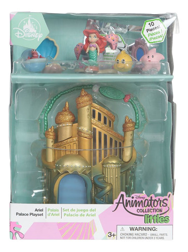 Disney Animators Set Juego De Castillo Ariel ( La Sirenita).