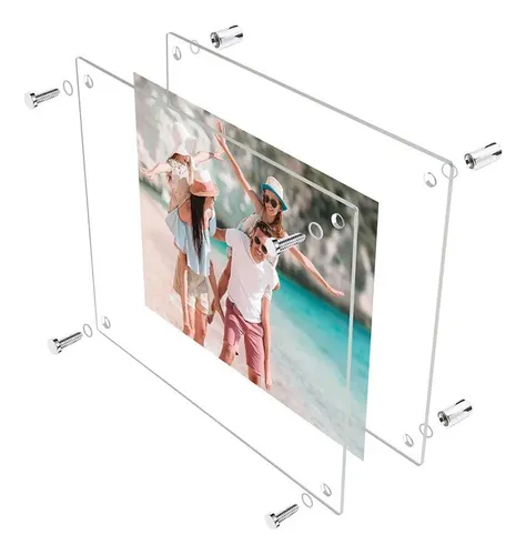 comprar Placa Doble De Acrílico Para Intercambiar Fotos Carteles