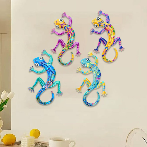4 Piezas De Geco Para Decoración De Pared,