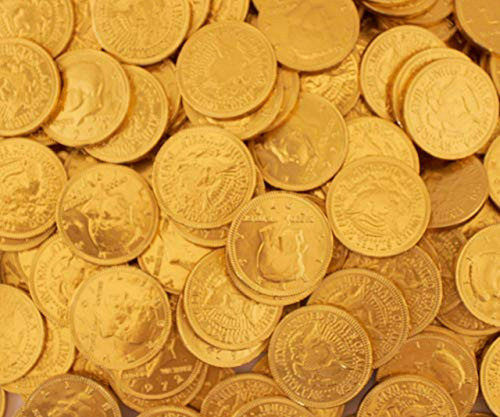 Laetafood Gold Coins Milk Chocolate Half Dollar Candy - 2 Po