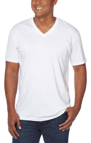 Playera Calvin Klein Para Caballero Cuello V 4 Piezas 