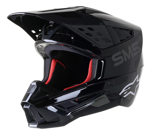 Casco Cross Alpinestars S-m5 Rover Negro 