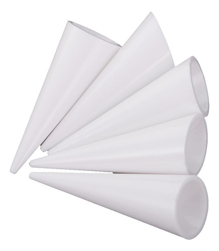 2x5 Piezas De Plástico Cono De Soporte De Anillo Soporte De