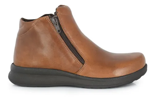 Bota Mujer Cuero Briganti Zapatos Botita Goma Mcbo25004 Env o gratis