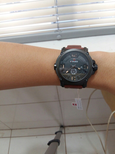 Relógio Original Naviforce Couro