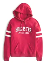 Comprar Blusa De Moletom Hollister Vermelha Feminina