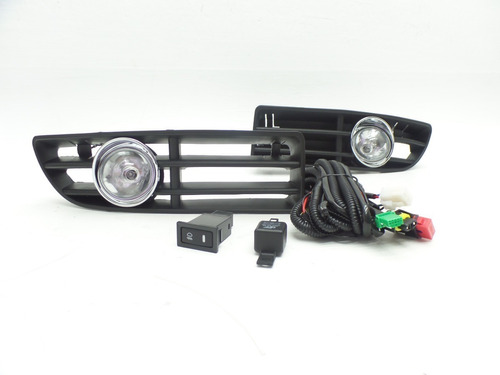 Kit Faros De Niebla Halogeno Jetta A4 2000- 2007 Cableado *