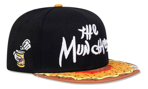 Gorra Juvenil Negra Con Color Temática De Donut The Munchies