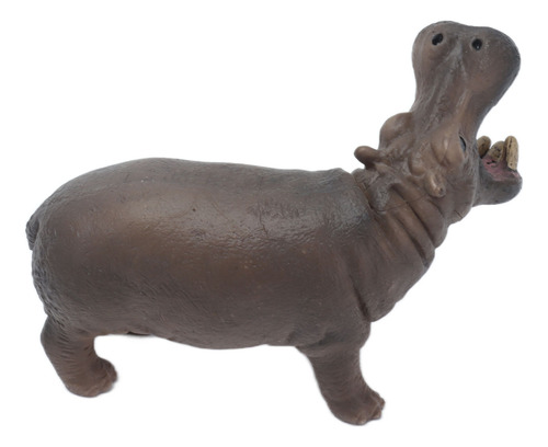 Juguete De Animal Modelo Hipopótamo, Plástico Sólido, De Sim