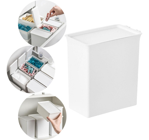 Detergent Powder Container Rectangle Dustproof Style B