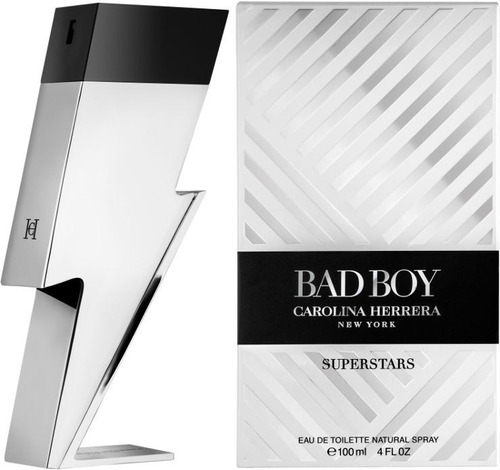 Perfume Carolina Herrera Bad Boy Superstars Edt X100ml 