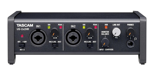 Interface De Audio Tascam Us-2x2hr Usb 2x2 