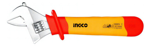 Llave Aislada Francesa 8 Ingco Hiadw081 Color Amarillo