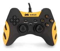 Comprar Controle joystick Knup KP-4040 preto\u002Famarelo