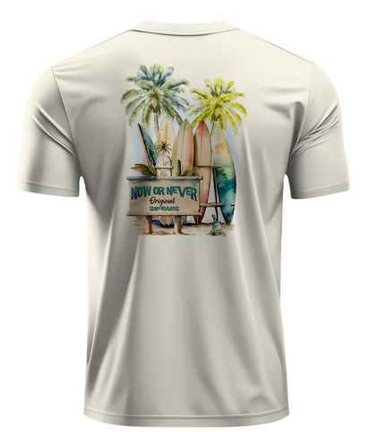 Remera Surf Playa Y Tablas - Algodón Estampada 2030/3