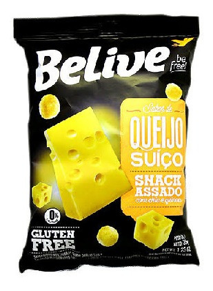 Snacks Sabor Queijo Belive 35g