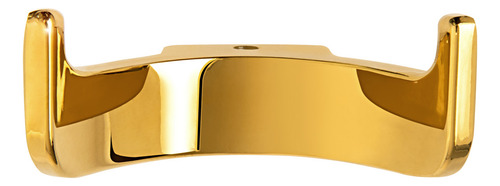Cabide Com Gancho Duplo De Parede (batel Dourado)