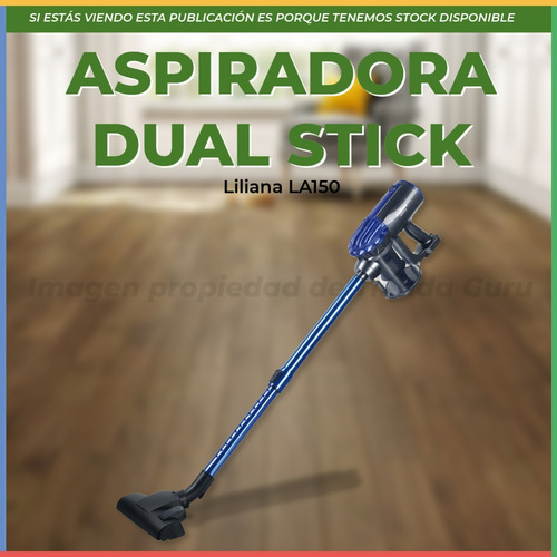 Imagen 2 de 7 de Aspiradora Liliana Dual Stick Aspistick 1000w 0.5 Lts La150