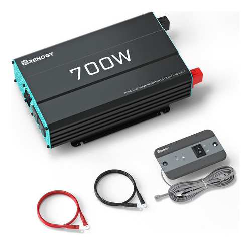 Renogy Inversor De Onda Sinusoidal Pura De 700 W, Convertido