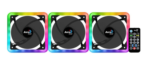 Kit De Ventiladores Aerocool Edge 14 Pro Rgb 140mm