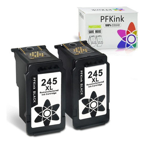 Pfkink Cartucho De Tinta Negro 245xl De Repuesto Para.