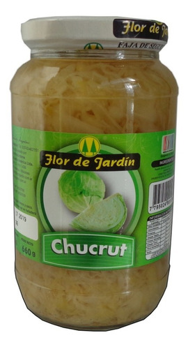 Chucrut Artesanal- Flor De Jardín- Sin Tacc-660gr