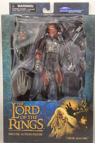 Figura Uruk Hai Lord Of The Rings Deluxe Diamond Select
